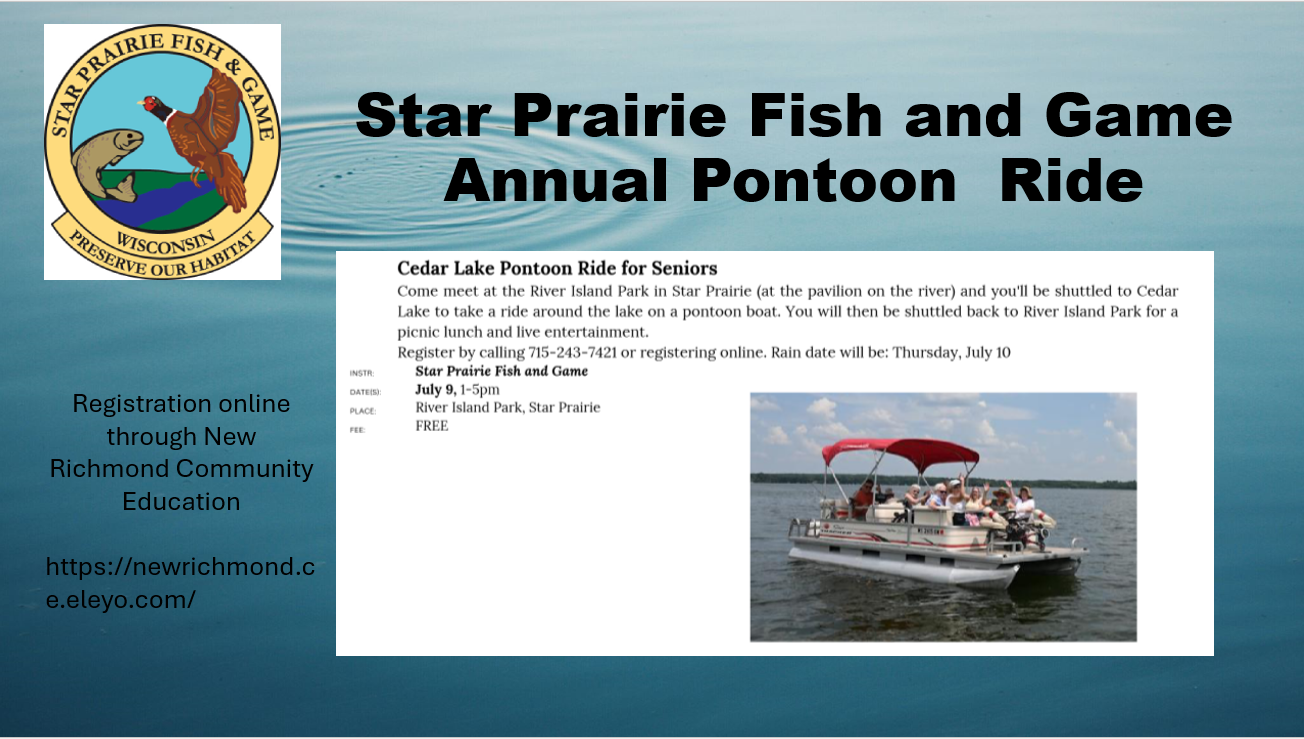 2025 Senior Pontoon ride
